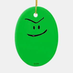 Ornamento de Navidad de Weenii Verde