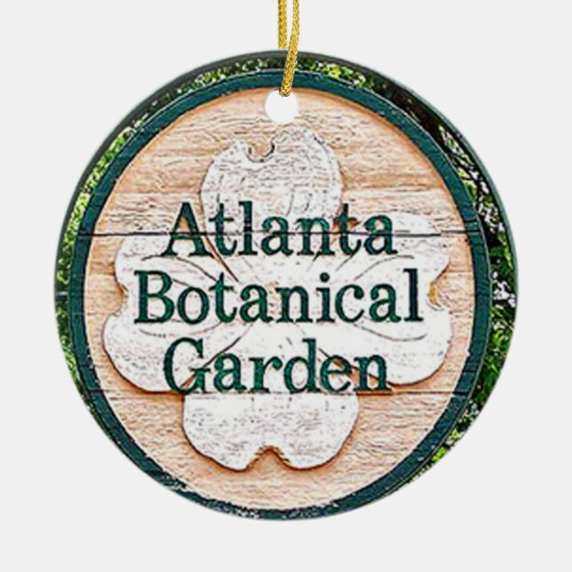 Ornamento de Navidad del Jardín Botánico de Atlant (Frente)