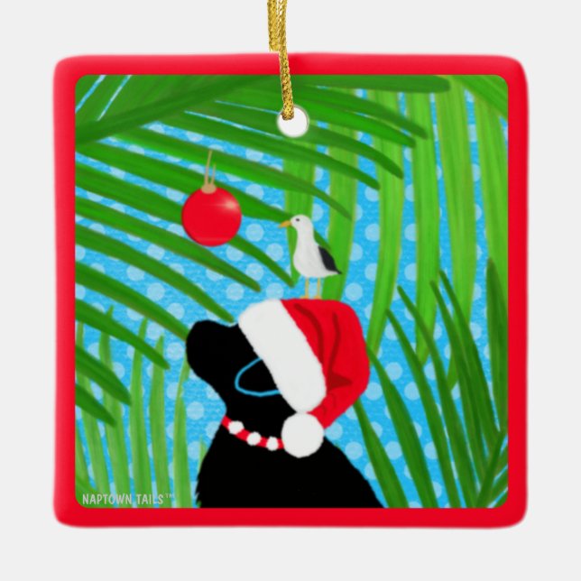 Ornamento de Navidad del Laboratorio Negro Tropica (Anverso)
