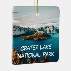 Ornamento de Navidad del Parque Nacional Crater La