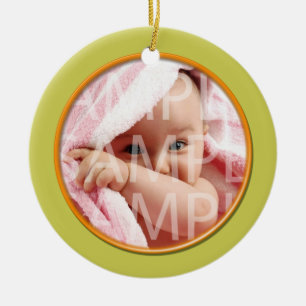 Ornamento de Navidad del registro de nacimiento de