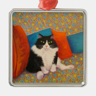 ORNAMENTO DE NAVIDAD DEL TELEADICTO DEL CONFETI