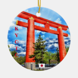 Ornamento de Navidad del Templo de Kyoto