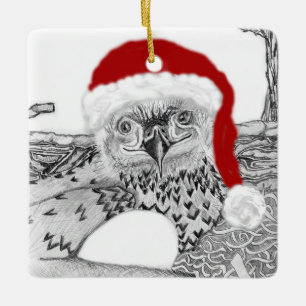 Ornamento de Navidad Eaglet E9 y Eggbert
