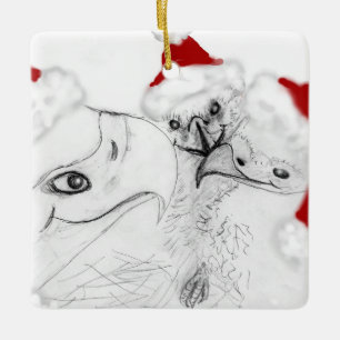 Ornamento de Navidad Eaglets E7 y E8