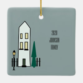 Ornamento de Navidad en casa personalizado