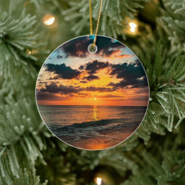 Ornamento de Navidad en el paraíso tropical (Árbol)