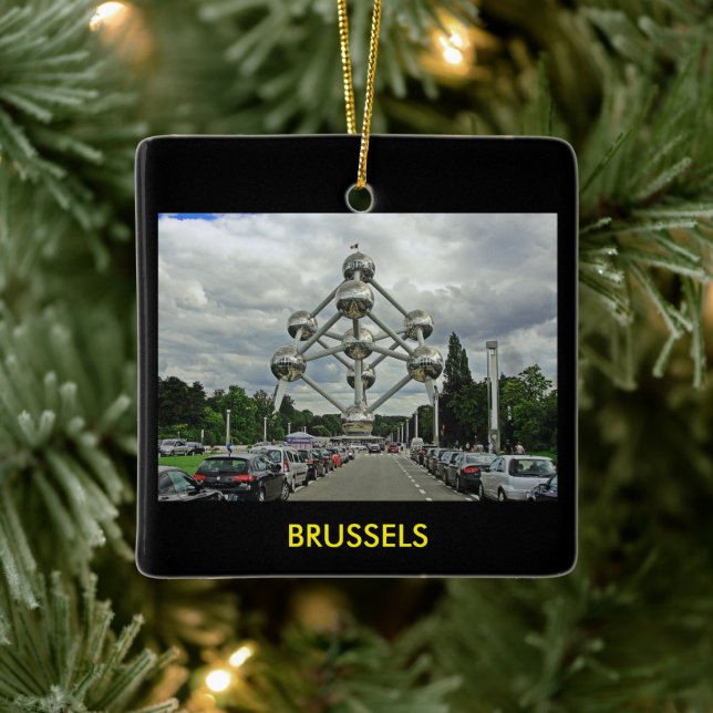 Ornamento de Navidad Escenario de Bruselas (Árbol)