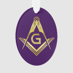 Ornamento de Navidad Freemason Regalos masónico