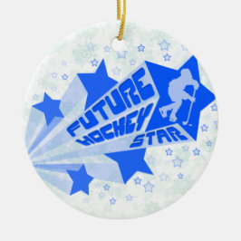 Ornamento de Navidad, futura estrella de hockey