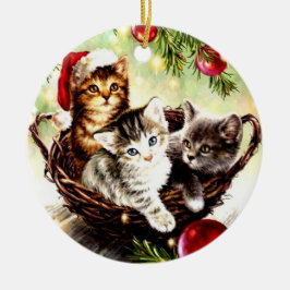 Ornamento de Navidad - Gato Amante