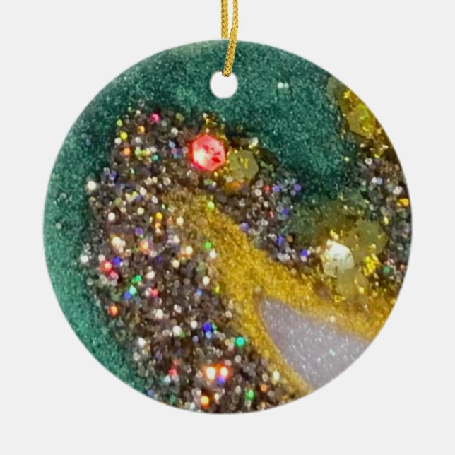 Ornamento de Navidad Geode (Frente)