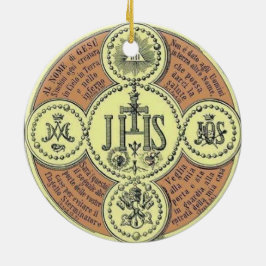 Ornamento de Navidad IHS