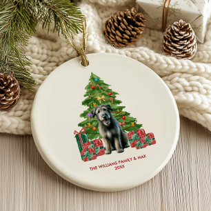 Ornamento de Navidad irlandés Wolfhound