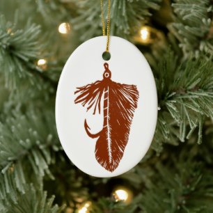 Ornamento de Navidad marrón "Matuka"