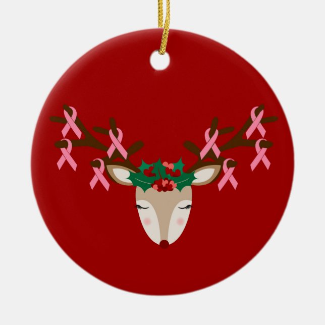 Ornamento de Navidad para la Concienciación sobre  (Frente)