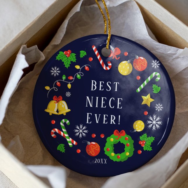 Ornamento de Navidad para la mejor sobrina (Subido por el creador)