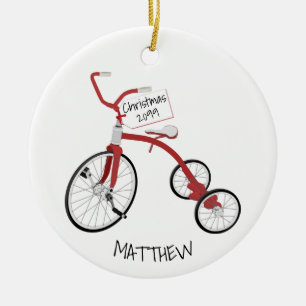 Ornamento de Navidad para niños pequeños de tricic