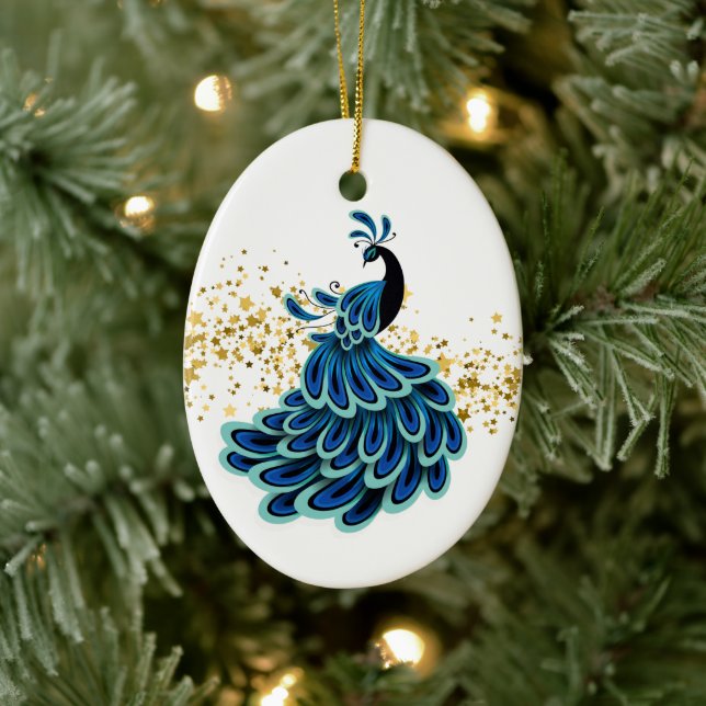 Ornamento de Navidad-Peacock (Árbol)