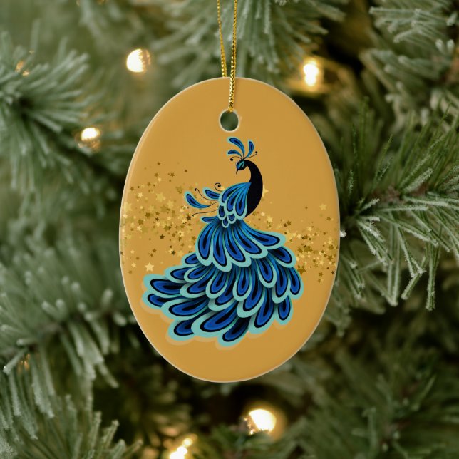 Ornamento de Navidad-Peacock (Árbol)
