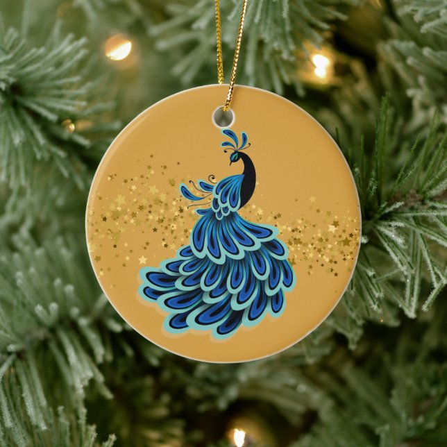 Ornamento de Navidad-Peacock (Árbol)
