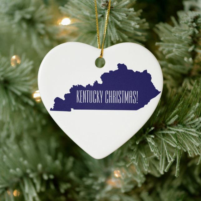 Ornamento de Navidad personalizado de Kentucky (Árbol)
