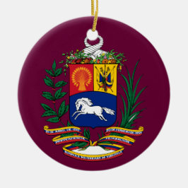 Ornamento de Navidad Personalizado de VENEZUELA*