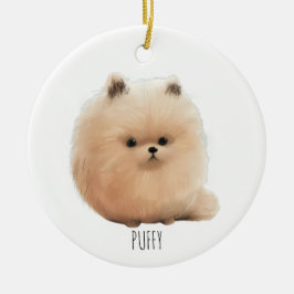 Ornamento de Navidad Puffy Pup