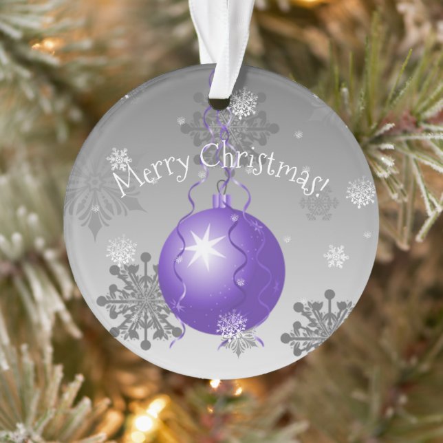 Ornamento de Navidad Purple Fancy (Árbol)