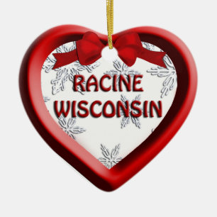 Ornamento de Navidad Racine Wisconsin