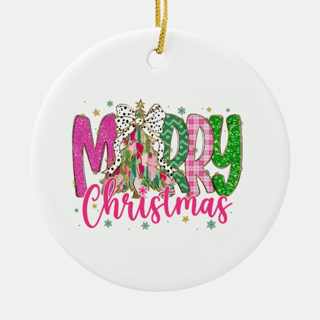 Ornamento de Navidad, regalo de Navidades (Frente)