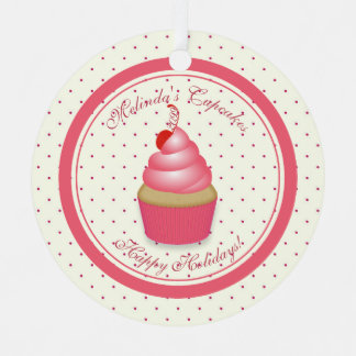 Ornamento de Navidad Retro Cupakes