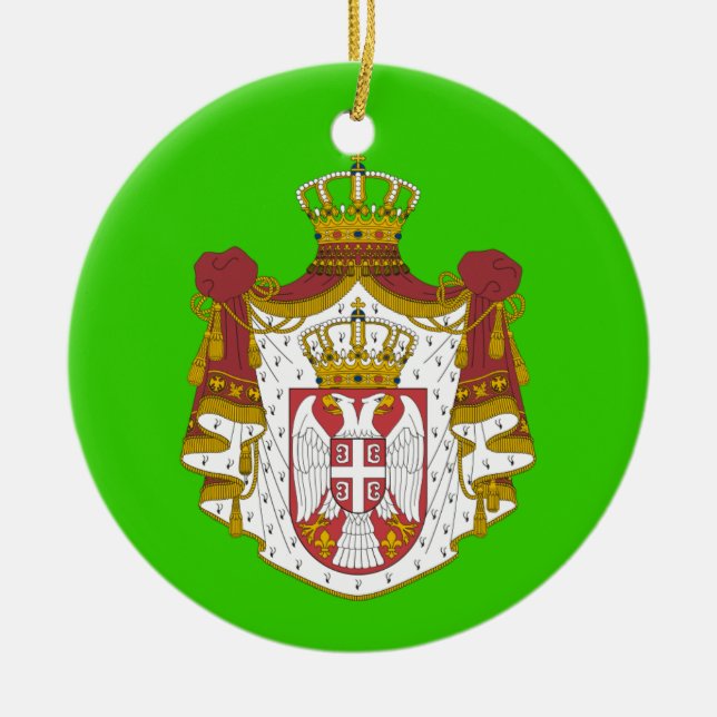 Ornamento de Navidad SERBIA* (Frente)