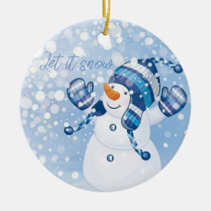 Ornamento de Navidad Snowman