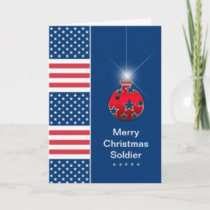 Ornamento de Navidad - Soldado militar - Estados U