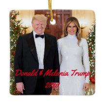 Ornamento de Navidad Trump / Pence