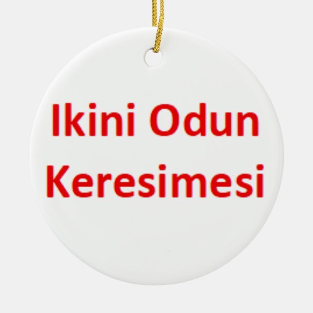 ornamento de Navidad yoruba (Frente)