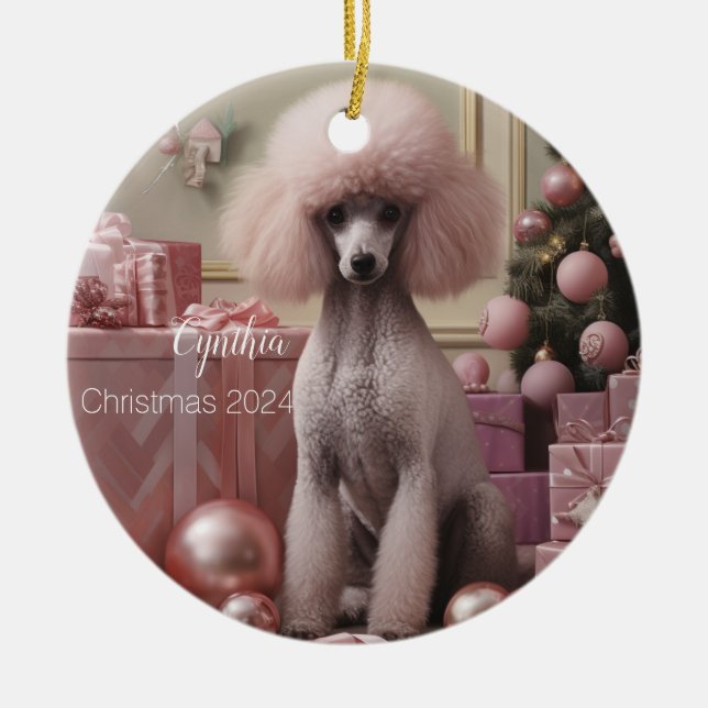 Ornamento de Navidades personalizados de canapé ro (Frente)