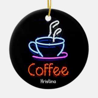 Ornamento de neón del Rótulo del café
