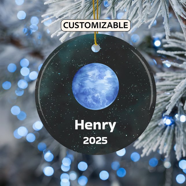 Ornamento de Neptuno personalizado, planeta de sis (Subido por el creador)