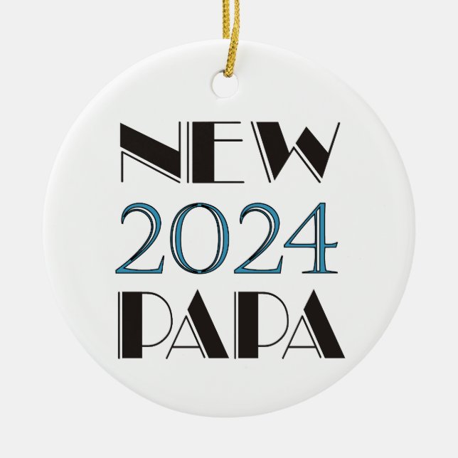 Ornamento de New Papa de 2024 (Frente)