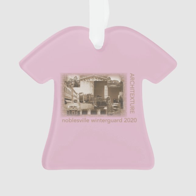 Ornamento de Noblesville Winter Guard 2020 (Anverso)