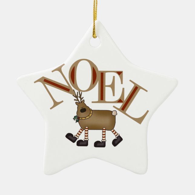 Ornamento de Noel Keepsake para renos (Frente)
