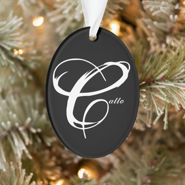 ornamento de nombre de familia de personalizable (Árbol)