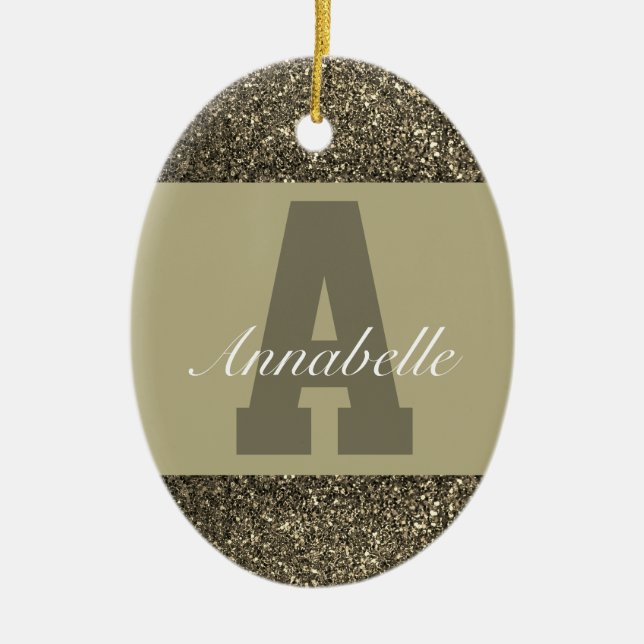 Ornamento de nombre de tipografía personalizada (Frente)