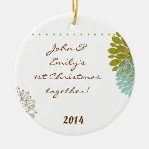 Ornamento de nombre personalizado de flor de Posey