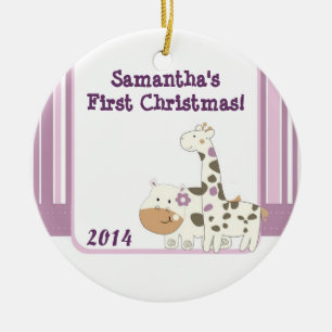 Ornamento de nombre personalizado de Jacana Jungle