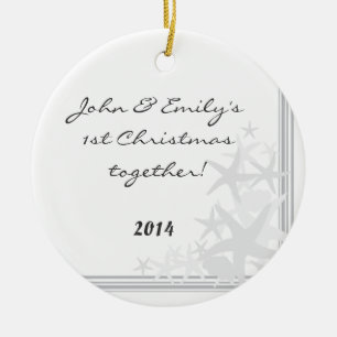 Ornamento de nombre personalizado de las conchas m