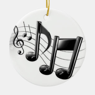 ORNAMENTO DE "NOTAS MUSICALES" DE NAVIDADES (O CUA