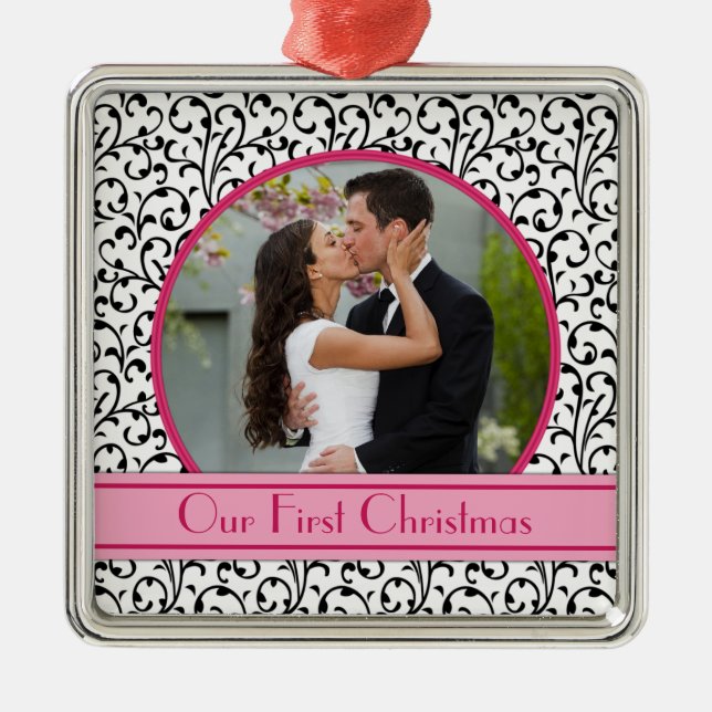 Ornamento de nuestra primera Navidad juntos (Frente)